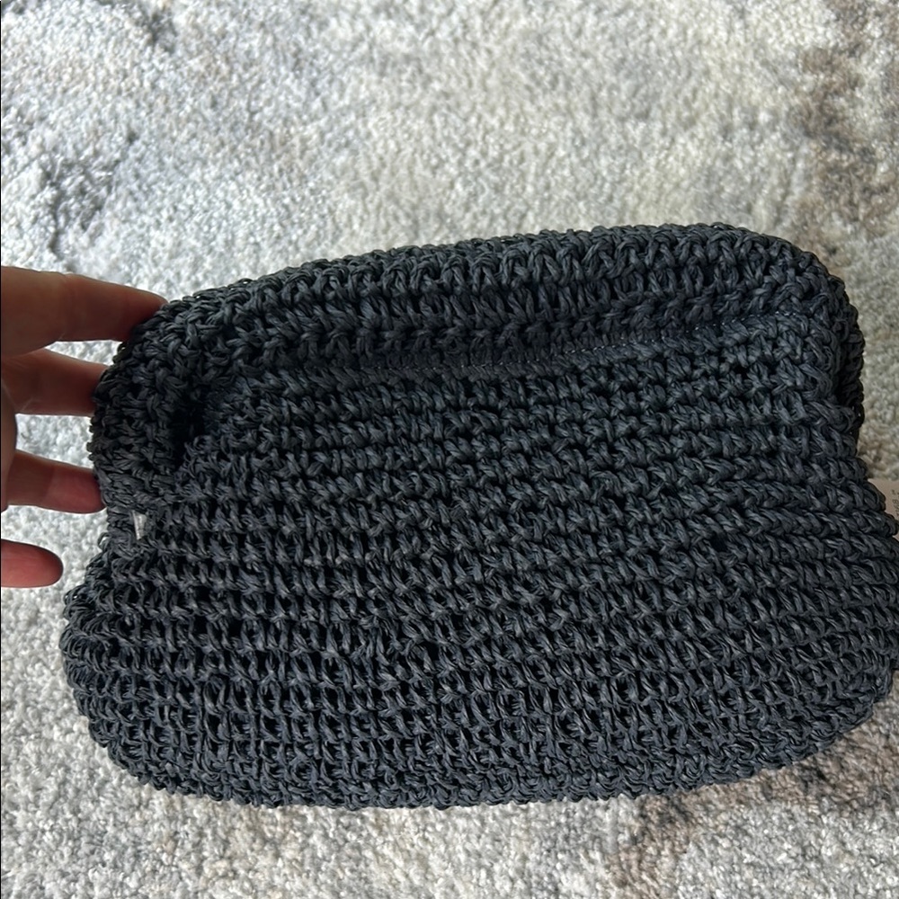 Ann Taylor Gray and Blue Clutch